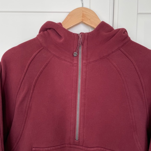 Lululemon Scuba Oversized 1/2 Zip Hoodie Sweatshirt, Savannah, Size M/L - Picture 4 of 10